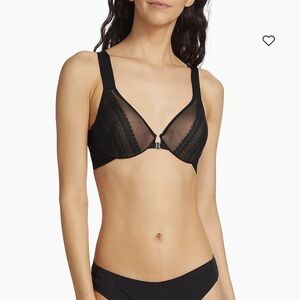Spanx Bra-llelujah! Illusion Lace Full Coverage Bra in black &toasted almond bra